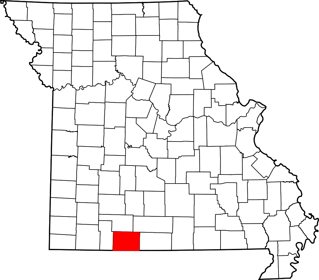 Taney County Missouri Map